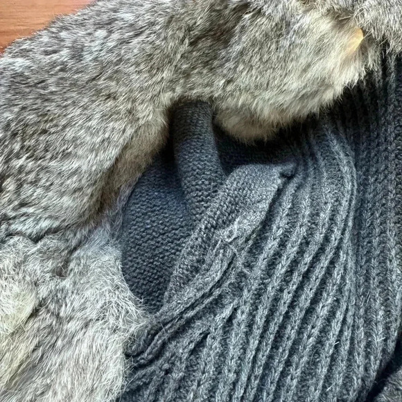 Gray Women's Sweater with Button-Up Design - Picture 10 of 11